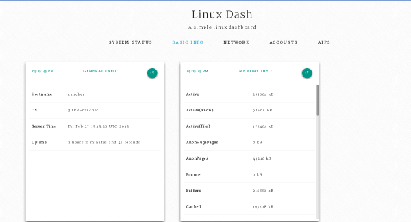 System Docker Container