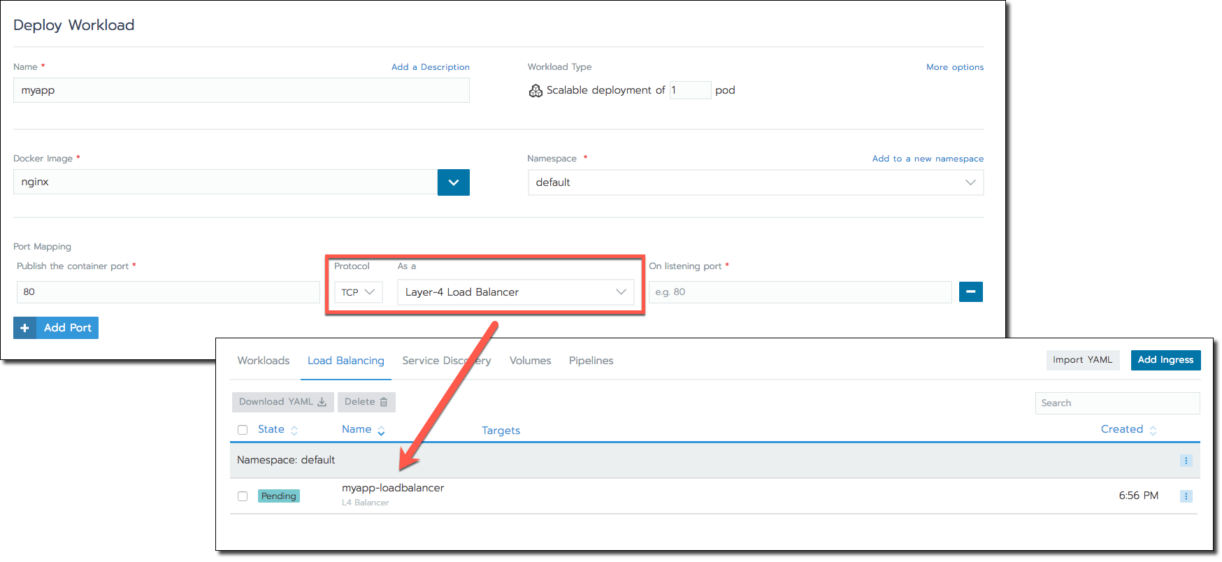 Deploy Layer-4 Load Balancer