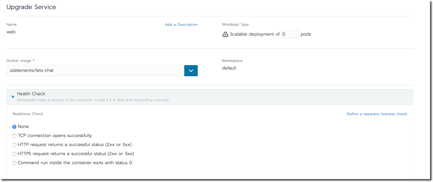 Health Check Section
